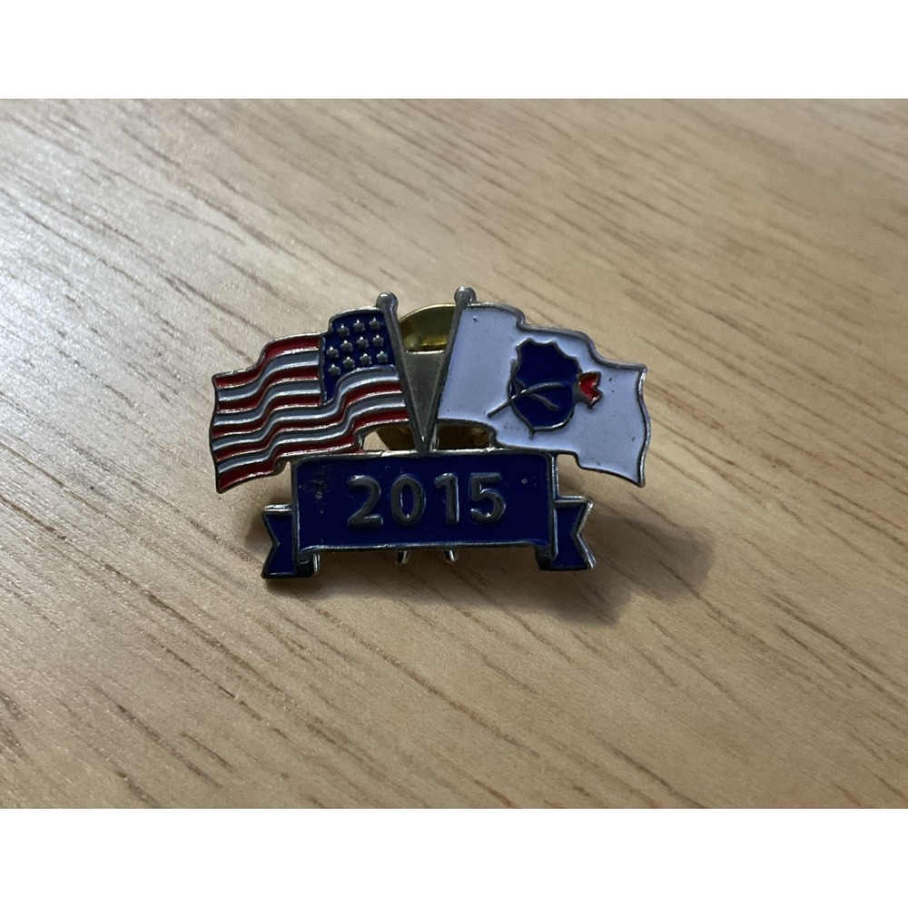 National Law Enforcement Officers Memorial Fund Police Enamel Hat Lapel Pin 2015